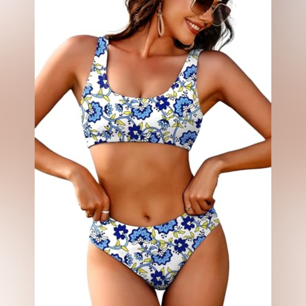 👙Blue Floral 2 Pc BIKINI 👙